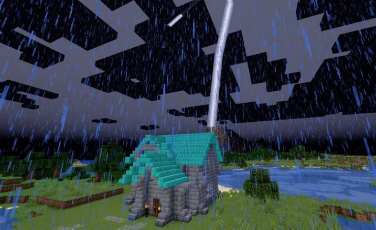 How to Make a Lightning Rod in Minecraft