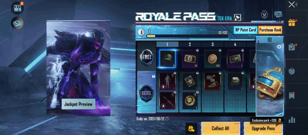 BGMI Royale Pass Month 1 Free Rewards and Price Revealed
