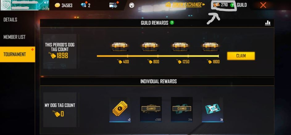 How to get Guild Token in Free Fire