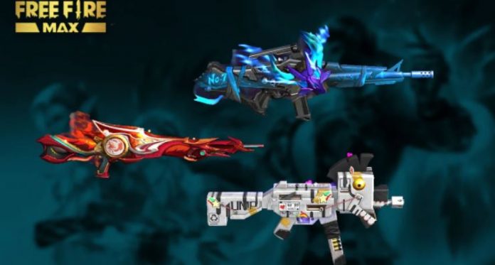 Get these 3 free fire max gun skin free : 3 Legendary gun skins of Free Fire MAX, Learn the easiest ways to get them for free